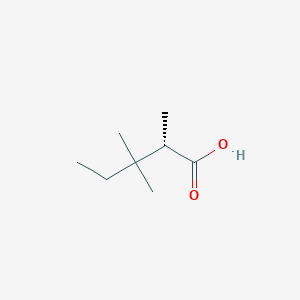 molecular formula C8H16O2 B2594736 (2S)-2,3,3-Trimethylpentanoic acid CAS No. 2248201-47-8