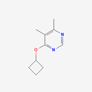 4-Cyclobutoxy-5,6-dimethylpyrimidine