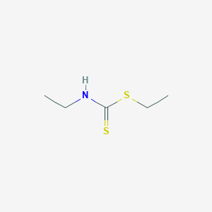 molecular formula C5H11NS2 B2594756 N-ethyl(ethylsulfanyl)carbothioamide CAS No. 29677-64-3