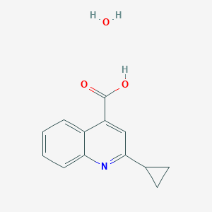 2-Cyclopropyl-4-quinolinecarboxylic acid hydrate