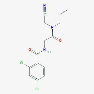 2,4-Dichloro-N-[2-[cyanomethyl(propyl)amino]-2-oxoethyl]benzamide
