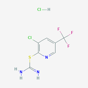 (3-Chloro-5-(trifluoromethyl)(2-pyridyl))thiocarboxamidine hydrochloride