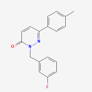 2-(3-fluorobenzyl)-6-(p-tolyl)pyridazin-3(2H)-one