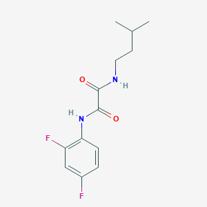 molecular formula C13H16F2N2O2 B2594810 N1-(2,4-difluorophenyl)-N2-isopentyloxalamide CAS No. 898356-50-8