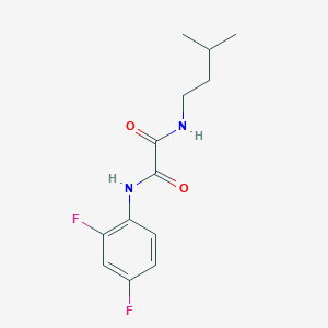 N1-(2,4-difluorophenyl)-N2-isopentyloxalamide