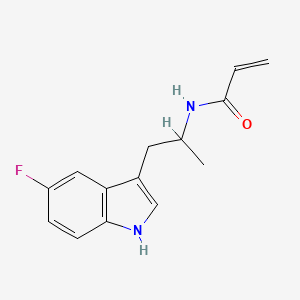 N-[1-(5-Fluoro-1H-indol-3-yl)propan-2-yl]prop-2-enamide