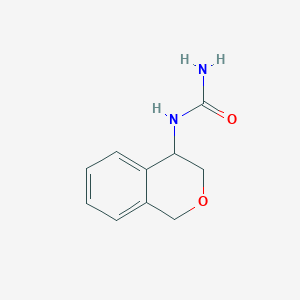 molecular formula C10H12N2O2 B2594900 (3,4-dihydro-1H-2-benzopyran-4-yl)urea CAS No. 2408968-61-4