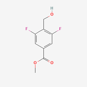 molecular formula C9H8F2O3 B2594938 Methyl 3,5-difluoro-4-(hydroxymethyl)benzoate CAS No. 1779838-95-7