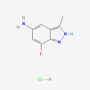 7-Fluoro-3-methyl-2H-indazol-5-amine;hydrochloride