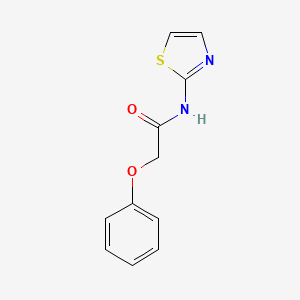 2-phenoxy-N-(1,3-thiazol-2-yl)acetamide