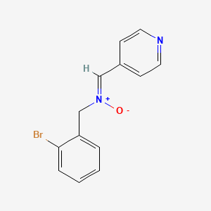 (2-bromobenzyl)[(Z)-4-pyridinylmethylidene]ammoniumolate