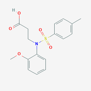 3-{(2-Methoxyphenyl)[(4-methylphenyl)sulfonyl]amino}propanoic acid