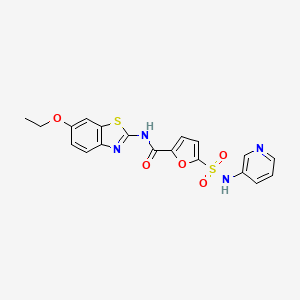 N-(6-ethoxybenzo[d]thiazol-2-yl)-5-(N-(pyridin-3-yl)sulfamoyl)furan-2-carboxamide