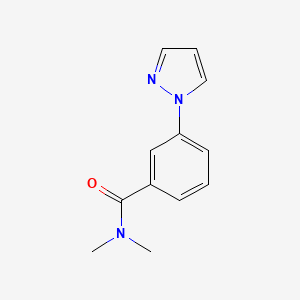 N,N-Dimethyl-3-pyrazol-1-ylbenzamide