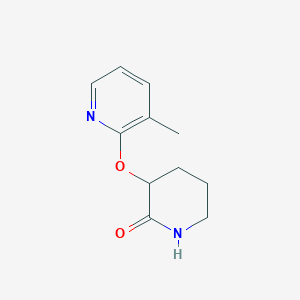 3-[(3-Methylpyridin-2-yl)oxy]piperidin-2-one
