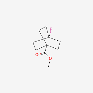 molecular formula C10H15FO2 B2595138 Methyl 4-fluorobicyclo[2.2.2]octane-1-carboxylate CAS No. 78385-85-0