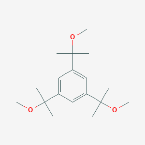 molecular formula C18H30O3 B025952 1,3,5-Tris(2-methoxypropan-2-yl)benzene CAS No. 109888-72-4