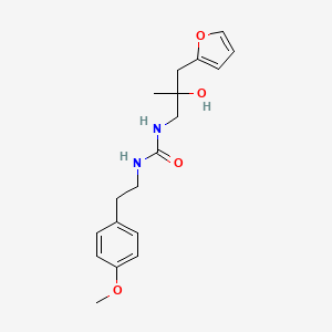 1-(3-(Furan-2-yl)-2-hydroxy-2-methylpropyl)-3-(4-methoxyphenethyl)urea