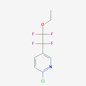 2-Chloro-5-(2-ethoxy-1,1,2,2-tetrafluoroethyl)pyridine