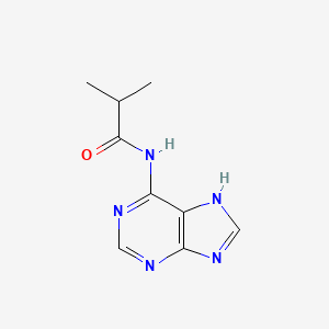 molecular formula C9H11N5O B2595388 N-(9H-Purin-6-yl)isobutyramide CAS No. 109153-46-0