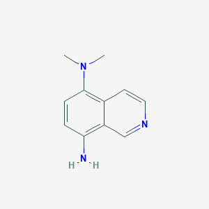 molecular formula C11H13N3 B2595442 5-N,5-N-dimethylisoquinoline-5,8-diamine CAS No. 954257-22-8