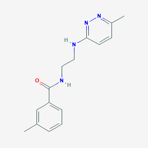 3-methyl-N-(2-((6-methylpyridazin-3-yl)amino)ethyl)benzamide