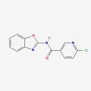 N-(1,3-benzoxazol-2-yl)-6-chloropyridine-3-carboxamide