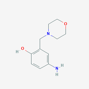4-Amino-2-(morpholin-4-ylmethyl)phenol