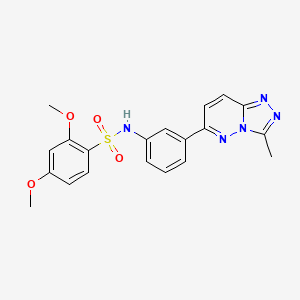 2,4-dimethoxy-N-(3-(3-methyl-[1,2,4]triazolo[4,3-b]pyridazin-6-yl)phenyl)benzenesulfonamide