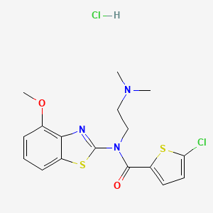 5-chloro-N-(2-(dimethylamino)ethyl)-N-(4-methoxybenzo[d]thiazol-2-yl)thiophene-2-carboxamide hydrochloride