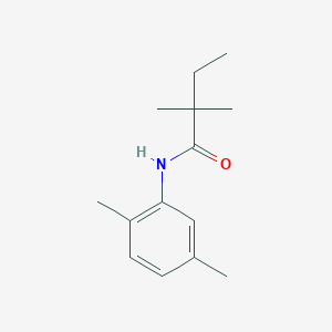 molecular formula C14H21NO B259553 N-(2,5-dimethylphenyl)-2,2-dimethylbutanamide 