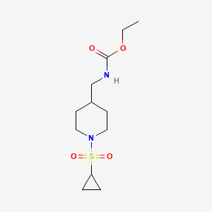 Ethyl ((1-(cyclopropylsulfonyl)piperidin-4-yl)methyl)carbamate
