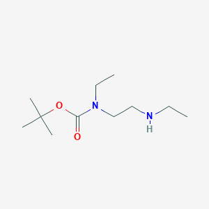 molecular formula C11H24N2O2 B2595559 tert-Butyl ethyl(2-(ethylamino)ethyl)carbamate CAS No. 122734-34-3