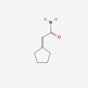 B2595623 2-Cyclopentylideneacetamide CAS No. 5623-84-7