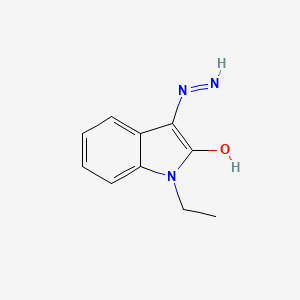 1-Ethyl-3-hydrazono-1,3-dihydro-indol-2-one