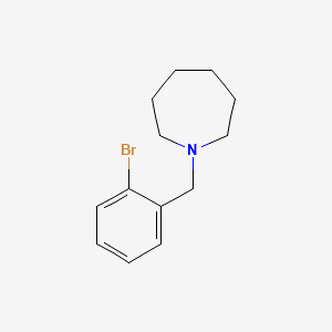 molecular formula C13H18BrN B2595666 1-(2-Bromobenzyl)azepane CAS No. 331855-50-6