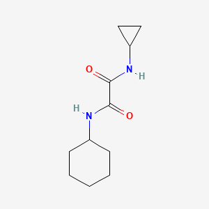 molecular formula C11H18N2O2 B2595676 N-cyclohexyl-N'-cyclopropylethanediamide CAS No. 428841-14-9