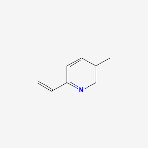 molecular formula C8H9N B2595682 5-Methyl-2-vinylpyridine CAS No. 3883-39-4