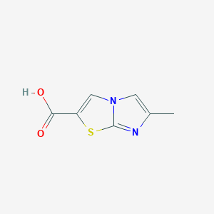 B2595690 6-Methylimidazo[2,1-b][1,3]thiazole-2-carboxylic acid CAS No. 1352896-93-5