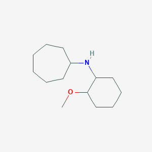 molecular formula C14H27NO B259574 N-[2-(methyloxy)cyclohexyl]cycloheptanamine 