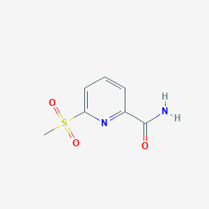 molecular formula C7H8N2O3S B2595781 6-Methanesulfonylpyridine-2-carboxamide CAS No. 2365418-48-8