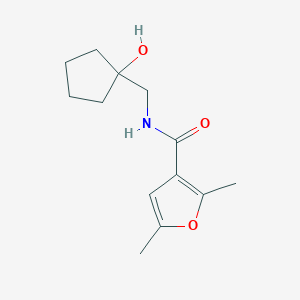molecular formula C13H19NO3 B2595787 N-((1-hydroxycyclopentyl)methyl)-2,5-dimethylfuran-3-carboxamide CAS No. 1219913-63-9