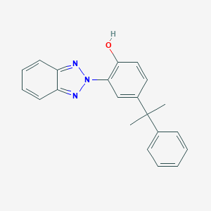 molecular formula C21H19N3O B259589 2-(2H-benzotriazol-2-yl)-4-cumyl-phenol 