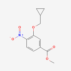 Methyl 3-(cyclopropylmethoxy)-4-nitrobenzoate