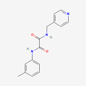 N'-(3-methylphenyl)-N-(pyridin-4-ylmethyl)oxamide