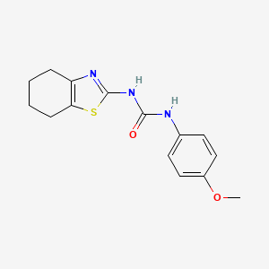 1-(4-Methoxyphenyl)-3-(4,5,6,7-tetrahydro-1,3-benzothiazol-2-yl)urea