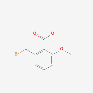 molecular formula C10H11BrO3 B2596015 Methyl 2-(bromomethyl)-6-methoxybenzoate CAS No. 943595-13-9