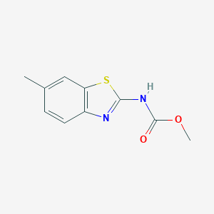 molecular formula C10H10N2O2S B259602 methyl N-(6-methyl-1,3-benzothiazol-2-yl)carbamate 