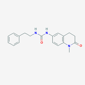 1-(1-Methyl-2-oxo-1,2,3,4-tetrahydroquinolin-6-yl)-3-phenethylurea