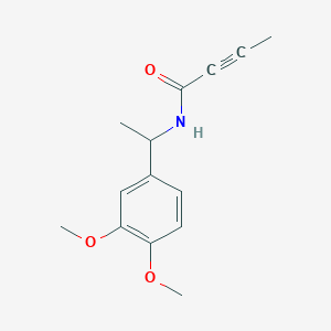 N-[1-(3,4-Dimethoxyphenyl)ethyl]but-2-ynamide